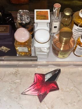 Mugler Angel Nova Pink Crystal Star Perfume Bottle